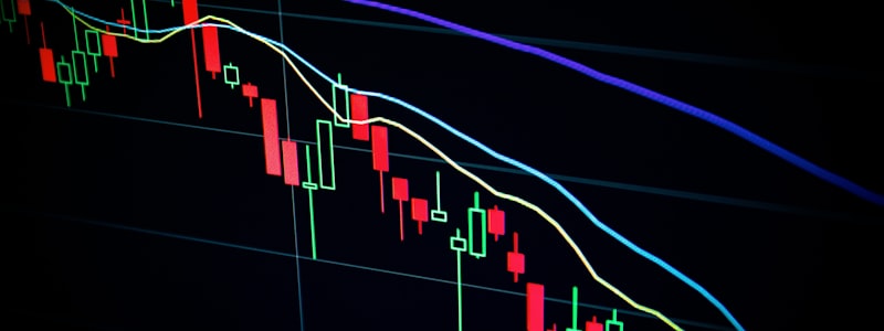 金融市场分析应用场景 - 显示股票价格波动与K线图